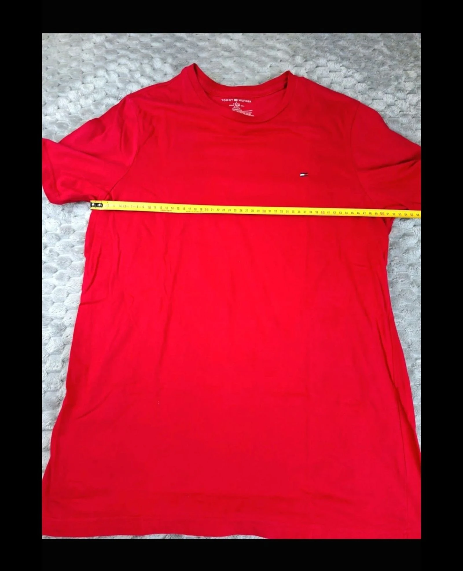 Tommy Hilfiger Rood T-Shirt Korte Mouw Casual Minimalist Essentials M – photo 9